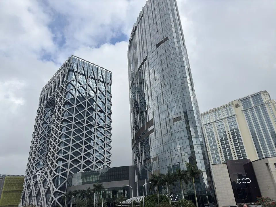 Macau area context for Galaxy Hotel